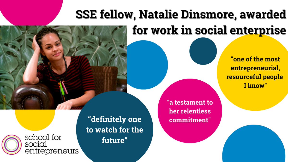 SchSocEnt's tweet photo. At #SSE we are thrilled to be celebrating #InternationalWomensDay with the news that SSE fellow Natalie Dinsmore is one of the @natwest_business and @pioneers_post #WISE100 winners ✨🎉
Read more here ➡ https://t.co/Cu8f7AOYOk
#schsocent #ssefellow #socent #IWD https://t.co/ZngtGDRGBY