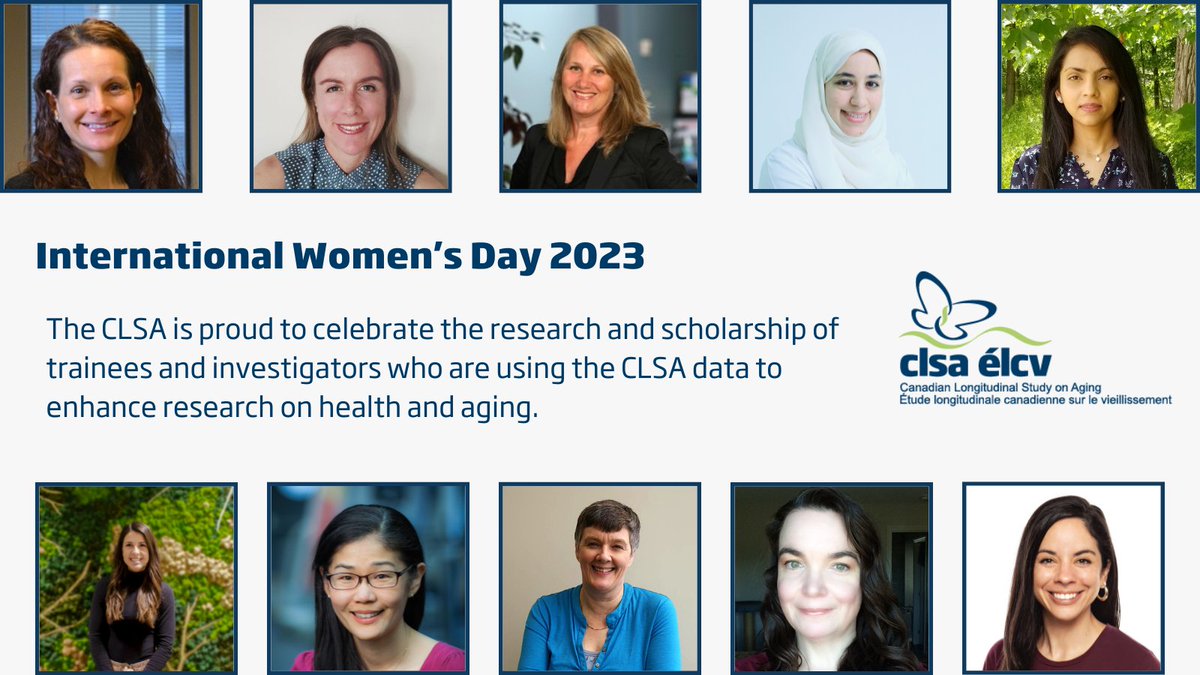 Canadian Longitudinal Study on Aging (CLSA) tweet media