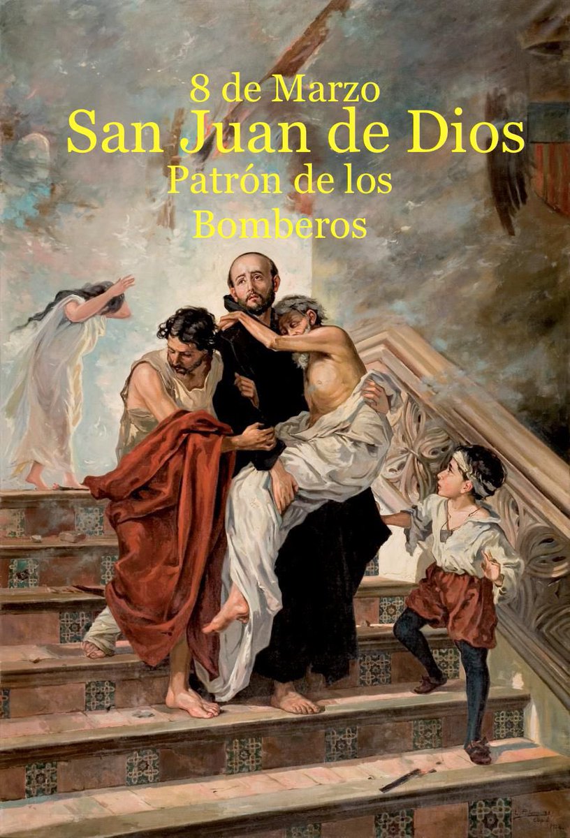 Hoy 8 de marzo celebramos el patrón de nuestra profesión.  Felicidades #Bomberos !!