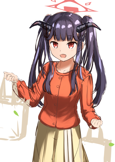 私服フウカ(妄想)描こうと思ってラフ起こしたけど、ヘイローくらいしかフウカたる要素がなくてぱっと見誰かわかんない問題 