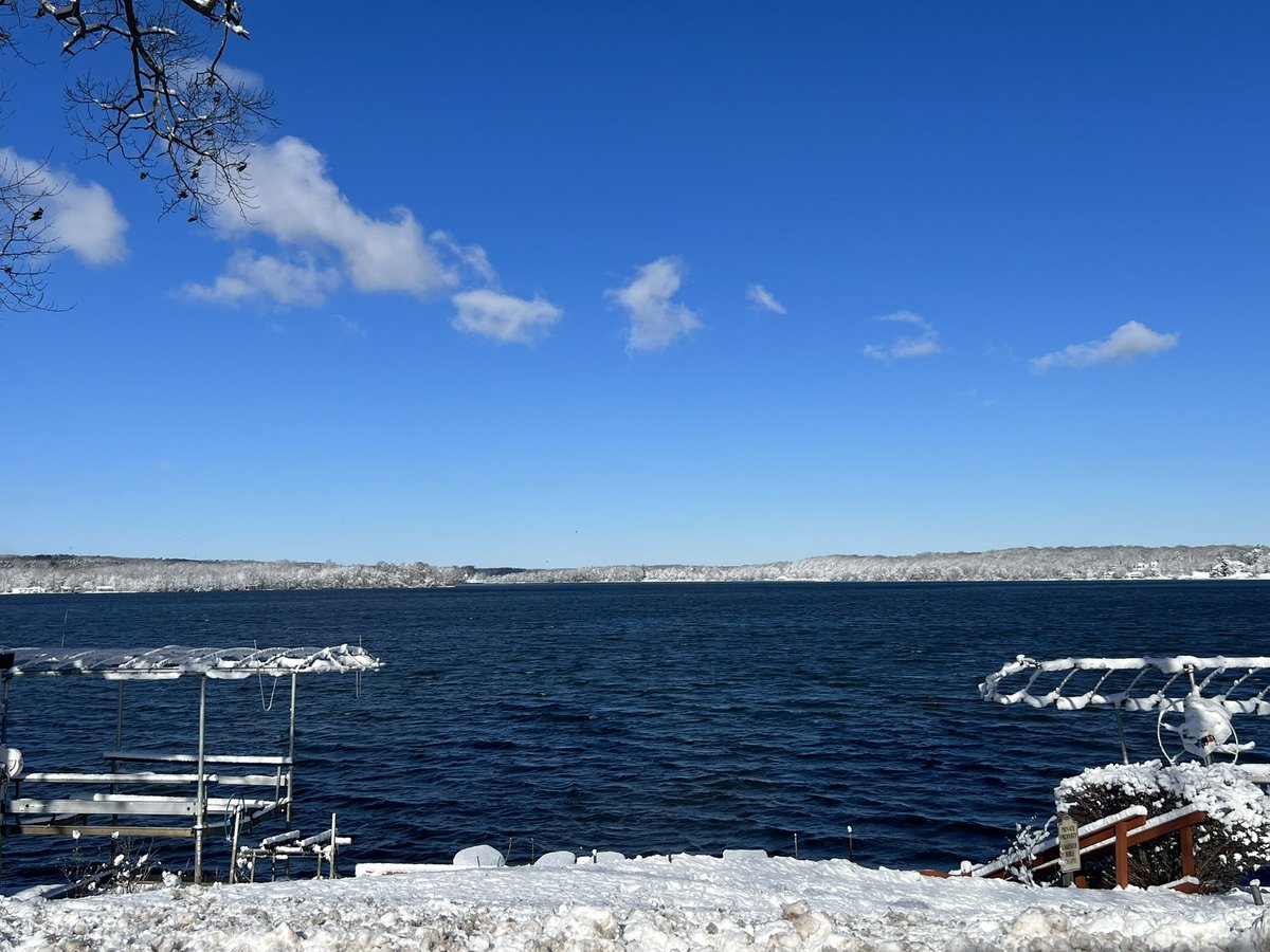 Gorgeous morning on Chautauqua Lake, NY #BlueSky #BemusPointNY #water #lakelife #ChautauquaCounty #CHQ #LiveCHQ