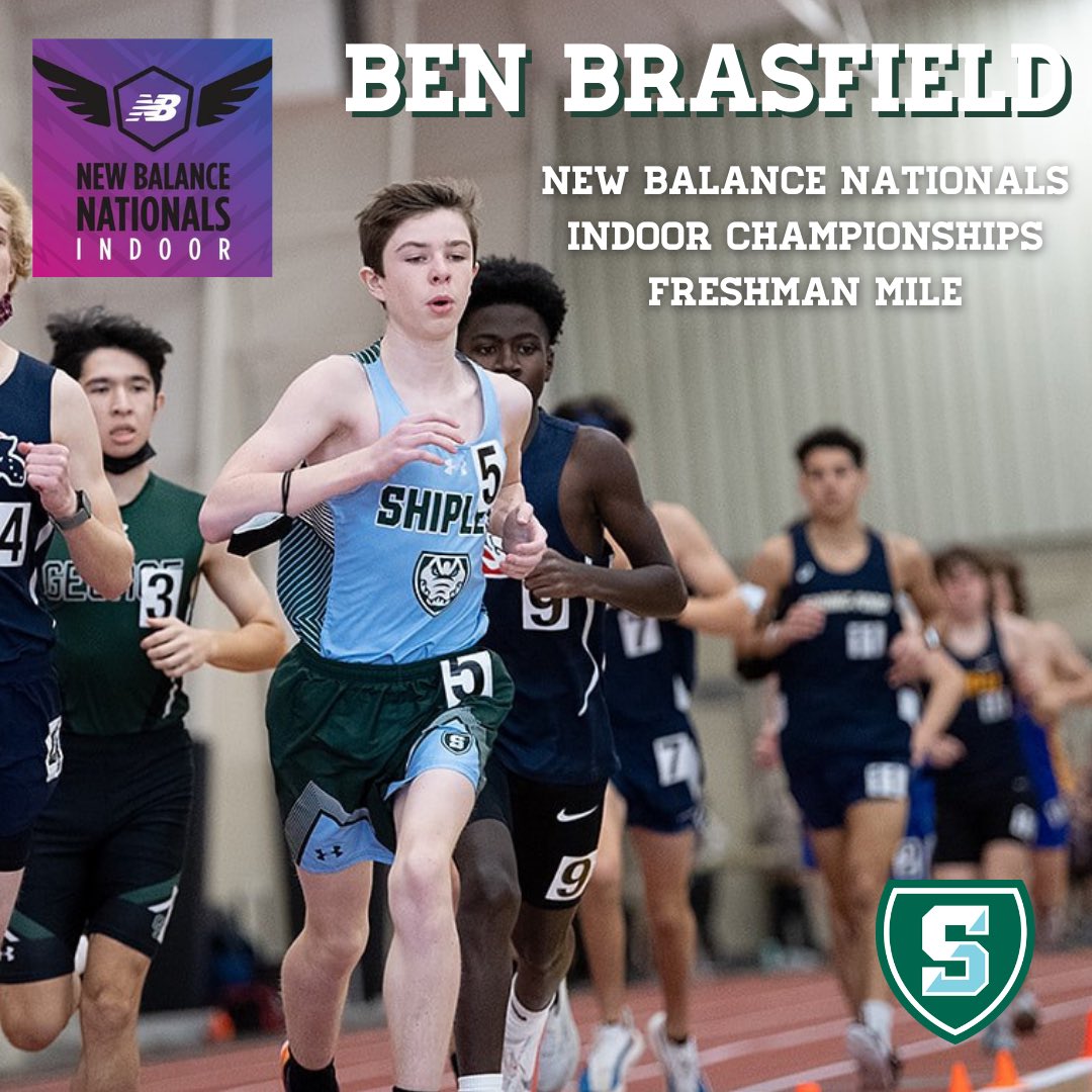 Ben Brasfield ‘26 will be representing Shipley at the New Balance Nationals Indoor Championships running the Freshman Mile on Thursday in Boston. Ben’s mile time of 4:44 qualified him for this elite event. Good luck Ben! #GoGators🐊