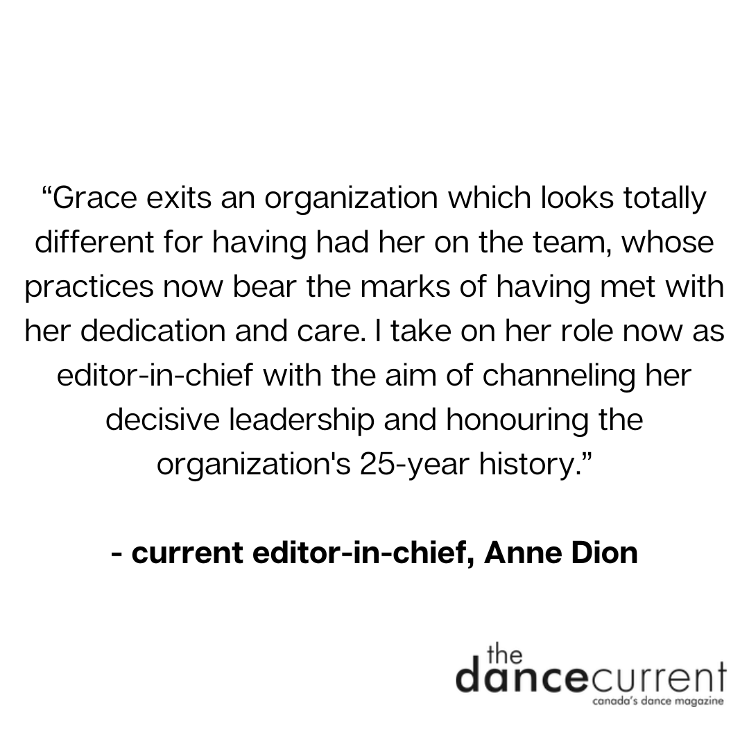 The Dance Current welcomes a new leadership team!
We wish Grace Elliott well as she takes on new challenges, &amp; we welcome Anne Dion as our new editor-in-chief &amp; Swadhi Ranganee as managing editor. Subscribe today to get Anne's first issue as your first! &gt; thedancecurrent.com/subscribe/