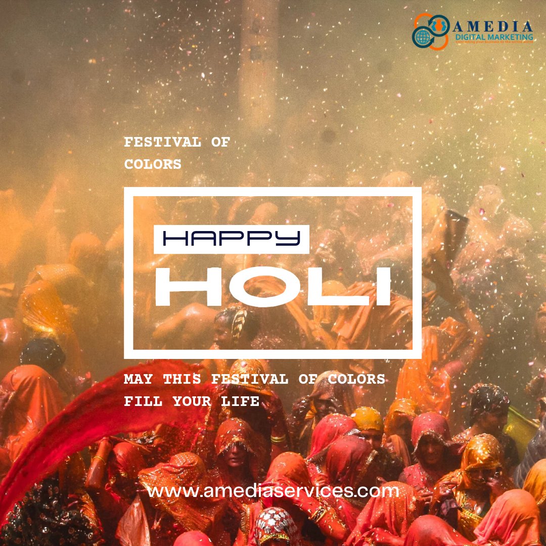 Amedia_services's tweet photo. Wish You Happy Holi!
. 
#happy #holi #wish #colordays #color #day
#festival #enjoy #days https://t.co/LlH87ZUtbJ