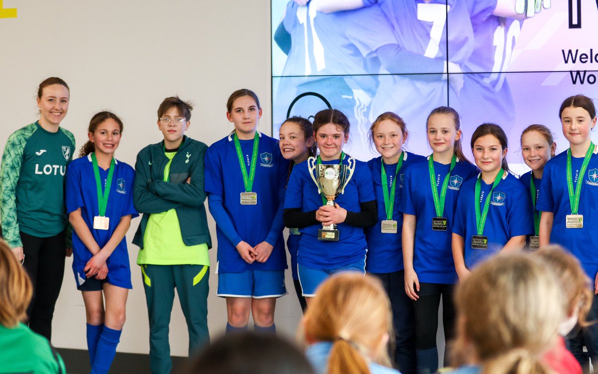 NorwichCityCSF's tweet photo. It was @PakefieldSchool who emerged victorious in the final! π
Well done to everybody who took part today and a huge thanks to @millie_daviss for presenting the trophy, and to @BizClikMediaGrp for sponsoring the event! π
#InternationalWomensDay2023 https://t.co/uRN6FTxUna