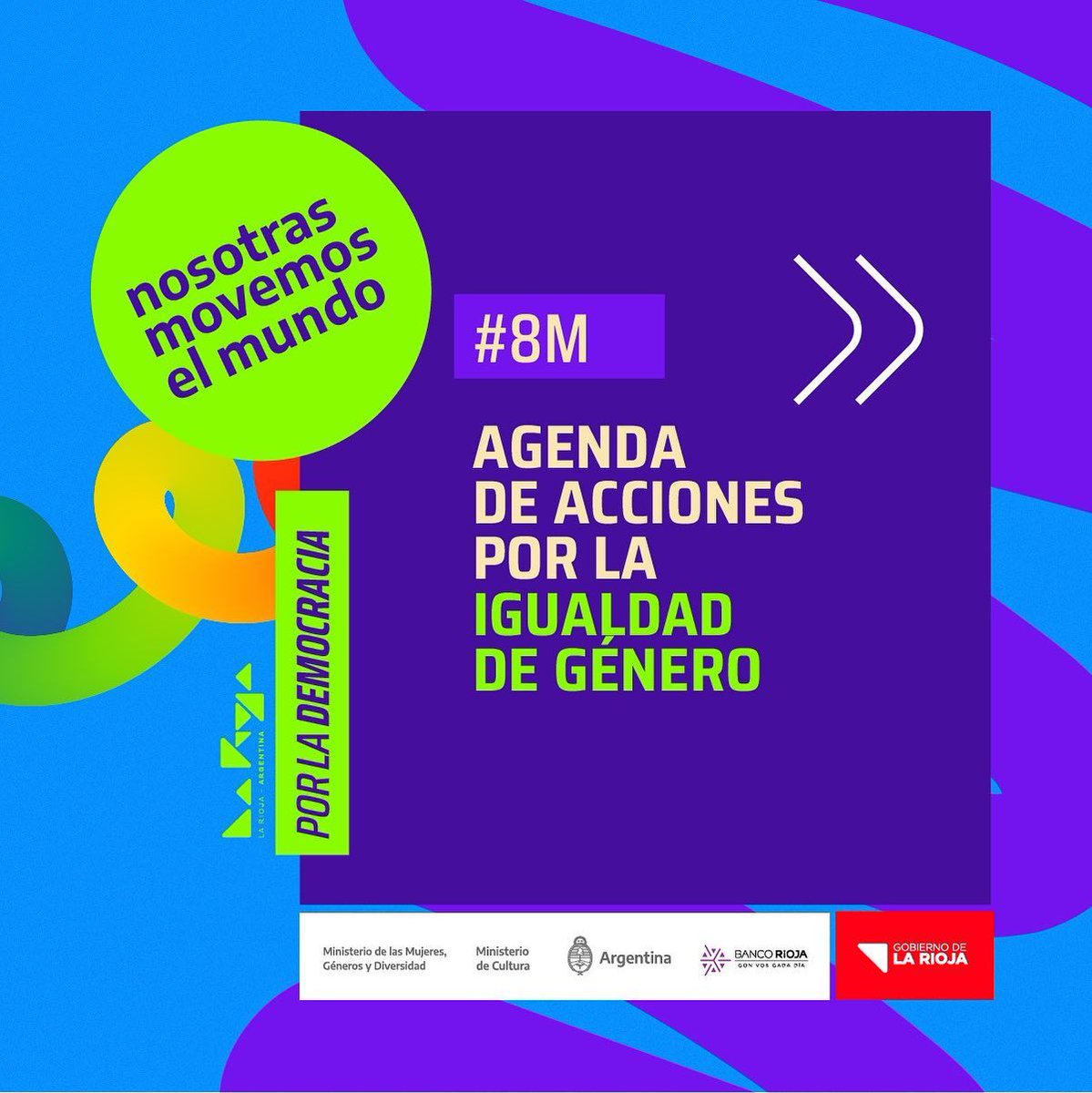 cr_raulcabral's tweet photo. Hoy es un día que nos invita a la reflexión y a la acción.
Desde @BancoRioja nos sumamos a la agenda de #MovemosAlMundo para promover la igualdad entre varones y mujeres, y reducir la brecha de género que hoy persiste en todos los ámbitos https://t.co/rqPa0vsHm0