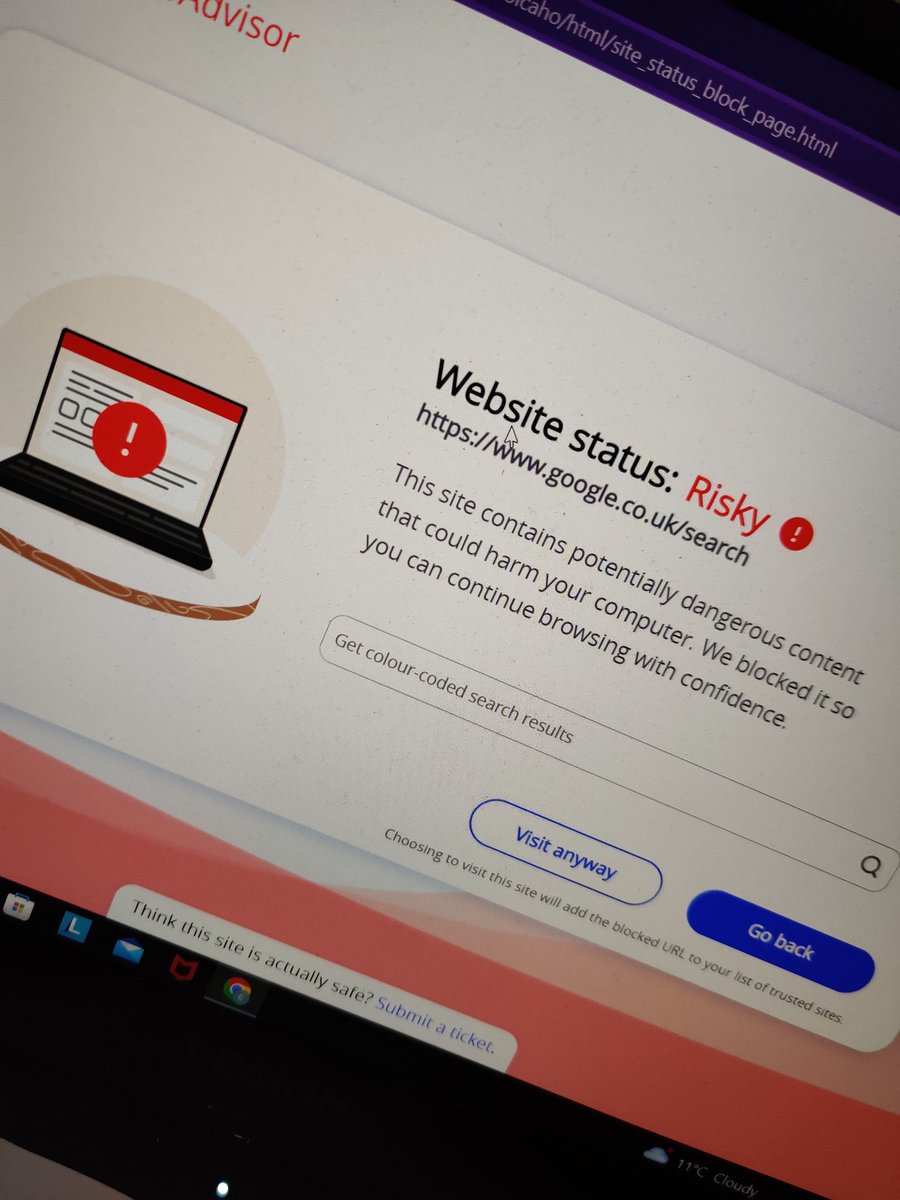 mreza_ft's tweet photo. McAfee and google, what's happening 🥲🤨 https://t.co/4WssNMKzST
