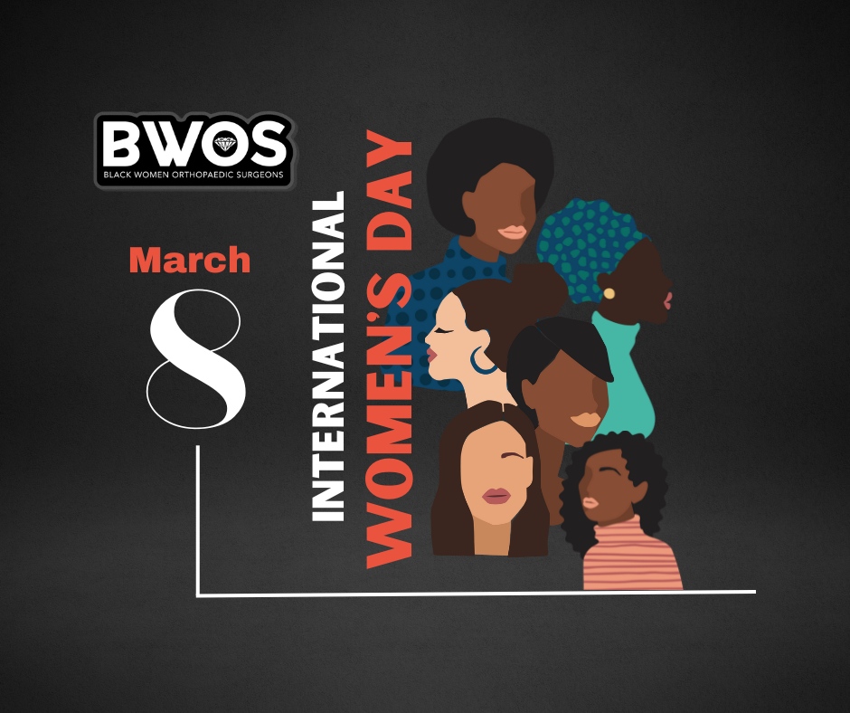 Happy International Women’s Day! 
•
•
•
#IWD2023
#BlackWomenSurgeons #BWOS #BWOS2020 #BlackWomenInMedicine #BlackWomenInSurgery #WomenInMedicine #OrthopaedicSurgery #WomenInOrthopaedics #WomenInSurgery #DiversityInMedicine  #internationalwomensday