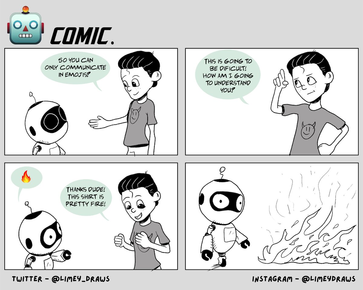 Limey_Draws's tweet image. Get ready for a robot-tastic adventure with 🤖 Comic! Don&apos;t miss out - catch the latest instalment Mon, Wed, and Fri this week! #newcomic #robotadventures #webcomic #AI #marchofrobots 🤖📚💥