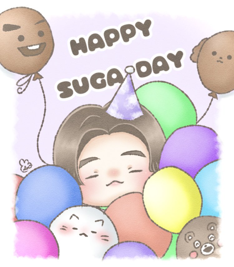 シュガヒョンを探せ！！

 #HappyBirthdaySUGA  #HappyBirthdayYoongi  #YOONGIDAY  #SUGABIRTHDAY  #SUGADay2023  #YOONGIMARRYME  #sugafanart  #btsfanart