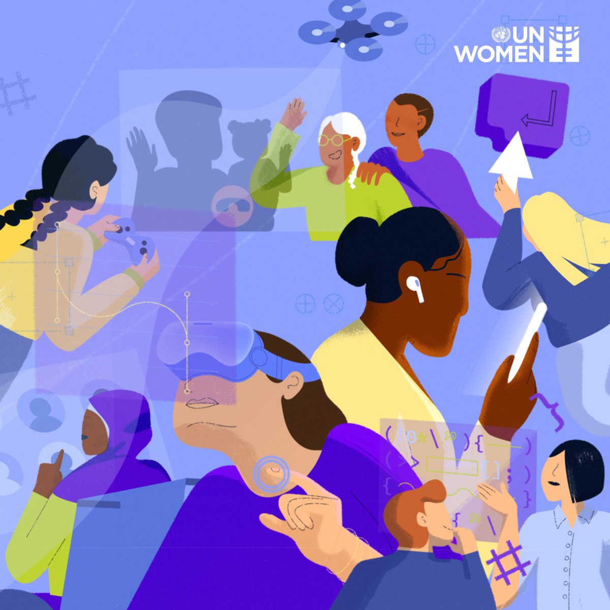 Digital technologies are rapidly transforming society. This can bring advances for women and girls, but it also raises challenges. This #IWD2023 we’re turning the #PowerOn to make gender equality a reality, on-and offline. bit.ly/3JbOr5w