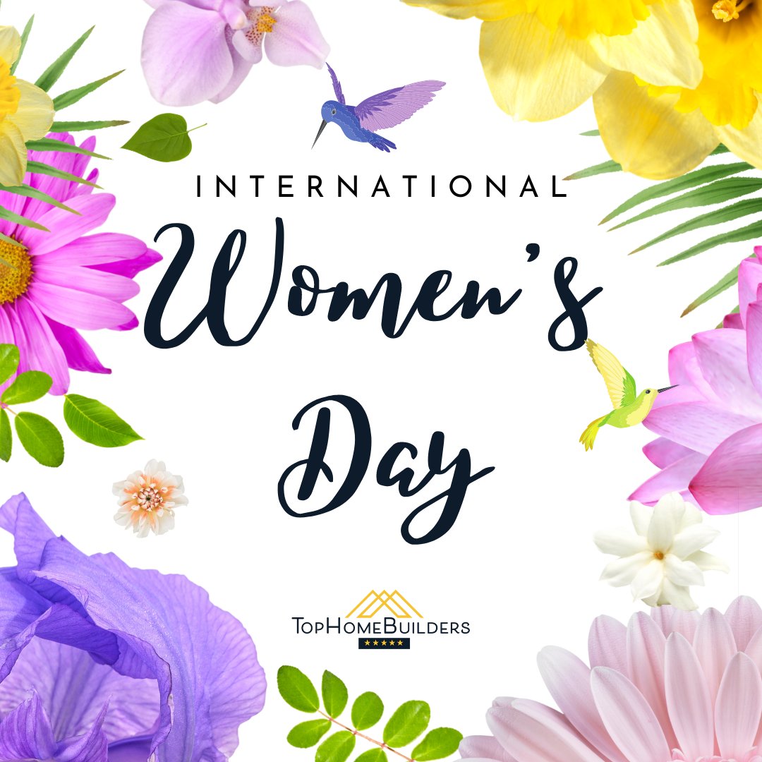 tophomebuilders's tweet photo. Happy International Women's Day! π·ββοΈπ©βπ¨π©βπΌ
#tophomebuilders #womensday #embraceequity #internationalwomensday #womenshistorymonth https://t.co/zOYdCPmnl8
