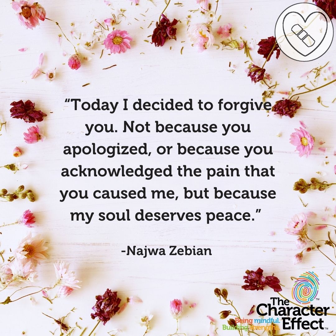 charactereffect's tweet photo. '... but because my soul deserves peace.'
Let that quote sit there for a moment.
#forgivenessweek #sel https://t.co/2r90JuS0zz