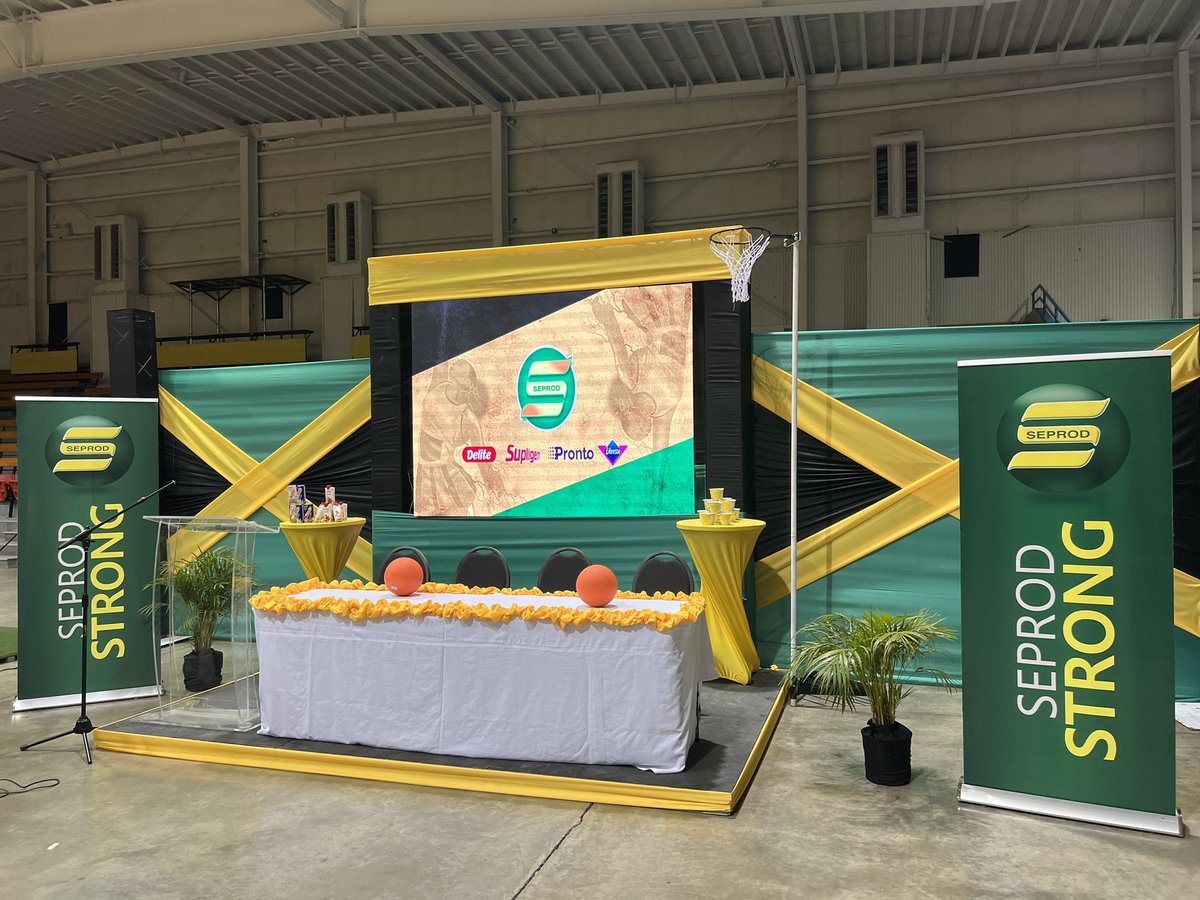 seprodgroup's tweet photo. We’re gearing up for what will be a “Delite-ful” day for the Seprod Group and the Sunshine Girls! 

#SeprodStrong #DelitefulBoost https://t.co/UFjcJDx6Rt
