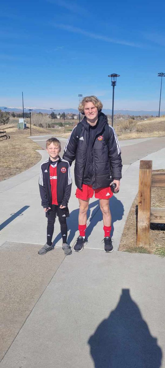 People ask me why I work so hard to reach my dreams, all the practices, keeping grades up, training on my own when I'm exhausted. What pushes me? Because someone is always watching me, my little brother Chase and I want to be someone he looks up to not just in soccer but in life!