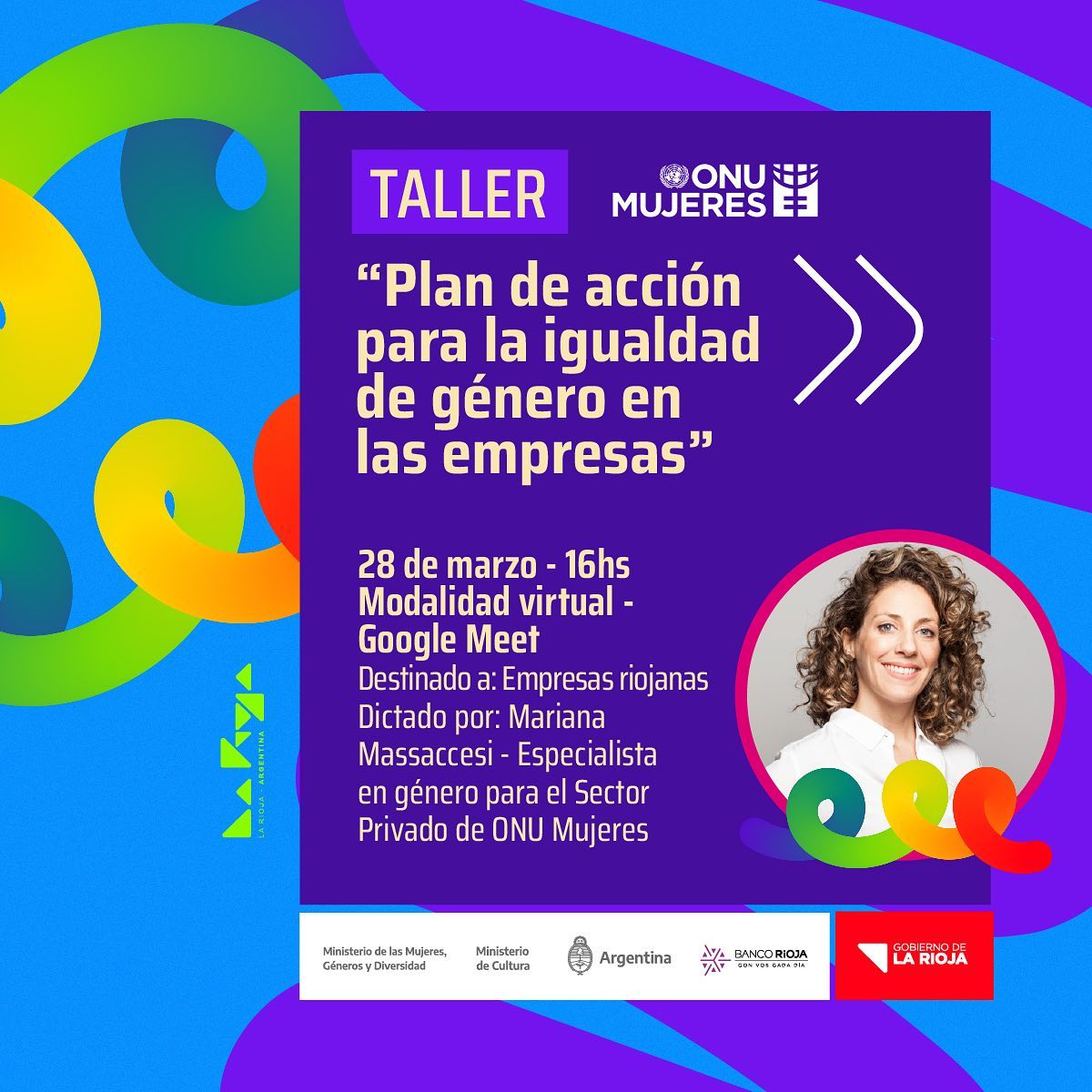 cr_raulcabral's tweet photo. Hoy es un día que nos invita a la reflexión y a la acción.
Desde @BancoRioja nos sumamos a la agenda de #MovemosAlMundo para promover la igualdad entre varones y mujeres, y reducir la brecha de género que hoy persiste en todos los ámbitos https://t.co/rqPa0vsHm0