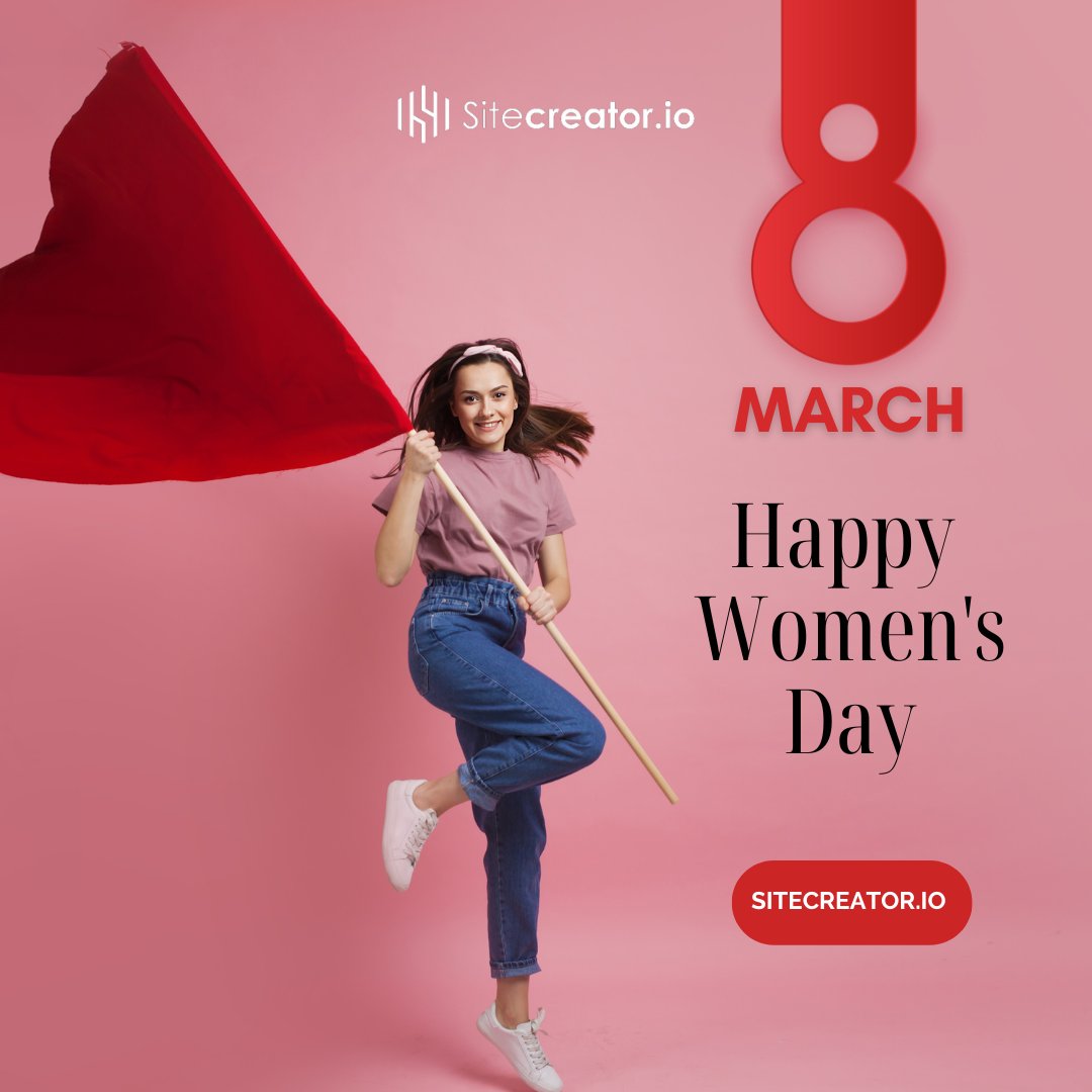 Sitecreator_io's tweet photo. Happy International Women's Day to all the incredible women🌹Shine on everyday! 🌟

#sitecreator #womensday #businesswomen #womenpower https://t.co/CZbAvnFoWM