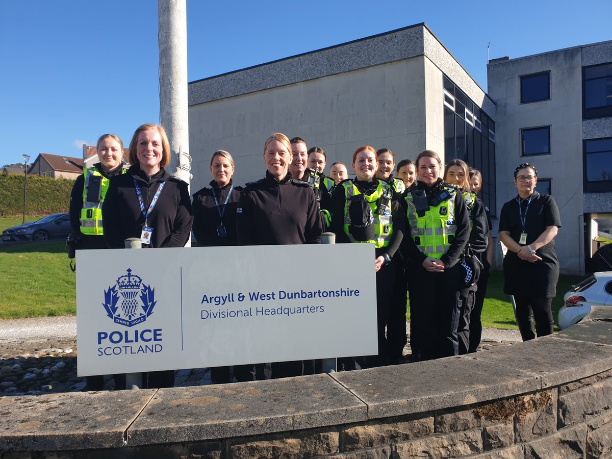 Today we celebrate #InternationalWomensDay with our Divisional Commander Lynn Ratcliff &amp; a selection of our fabulous officers and staff who work tirelessly to keep the people of West Dunbartonshire &amp; Argyll &amp; Bute safe #EmbraceEquity #Inclusive