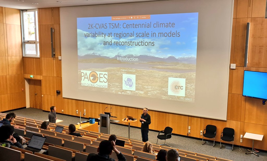 LivHeinecke's tweet photo. We just kicked off the second part of our workshop week with the first @PAGES_IPO Topical Science Meeting ever! We are proud to host this meeting and look forward to the presentations and discussion during the next two days 🤩 @AWI_de Potsdam #CVAS #2kNetwork https://t.co/HA7NzX2P2X