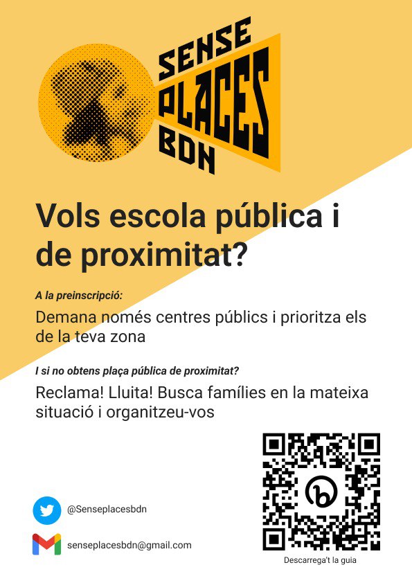 Famílies sense plaça a Badalona tweet media