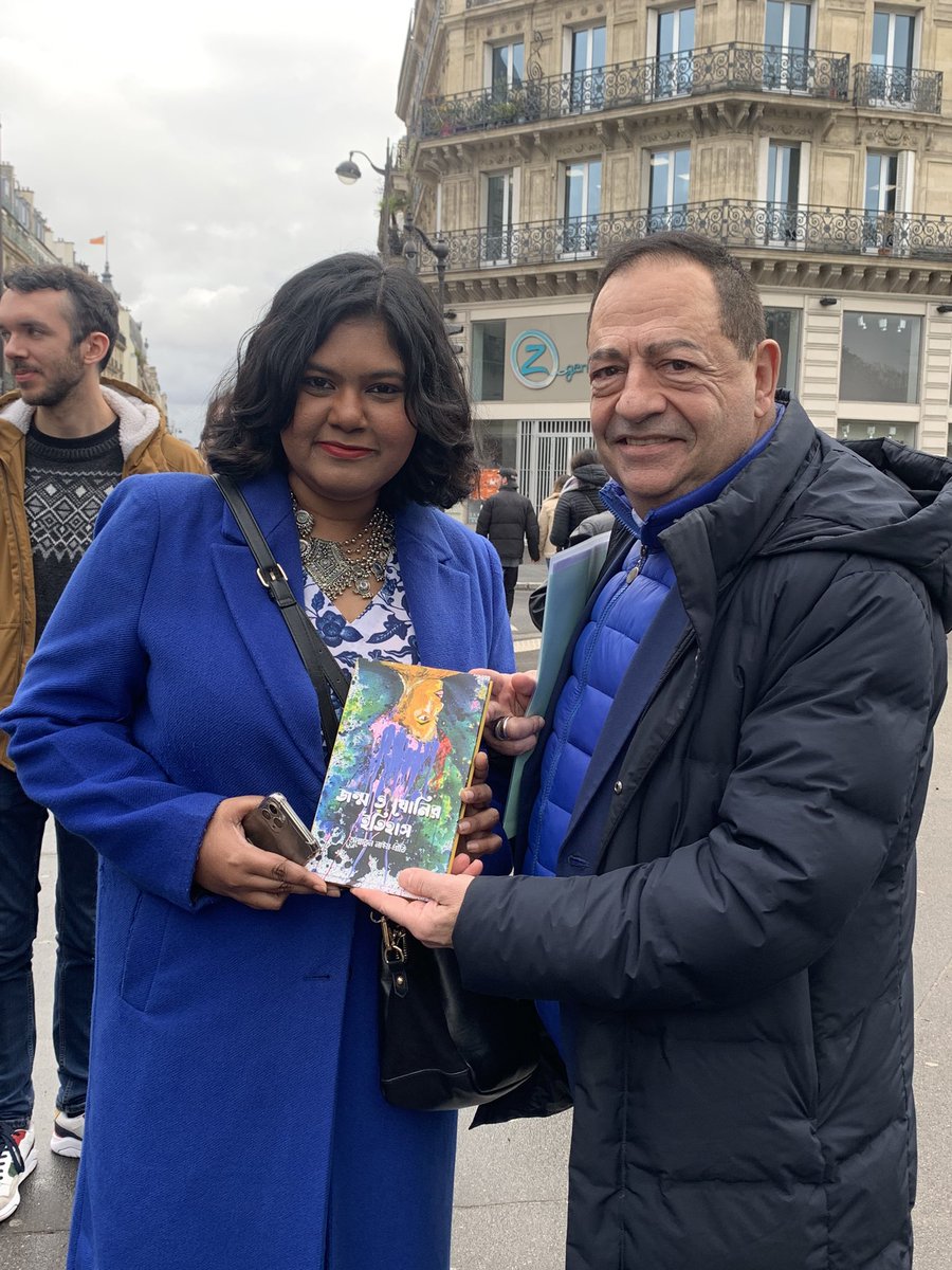 JeanLucRomero's tweet photo. Le dernier ouvrage de la lauréate ICORN @JannatunPrity a été interdit au Bangladesh, son pays d’origine. 

Total soutien à votre travail d’écrivaine, de peintre et de militante pour la liberté d’expression et les droits des femmes. ✏️✊🏼

#ICORN @ICORN_ORG https://t.co/PA2mi7hYPu