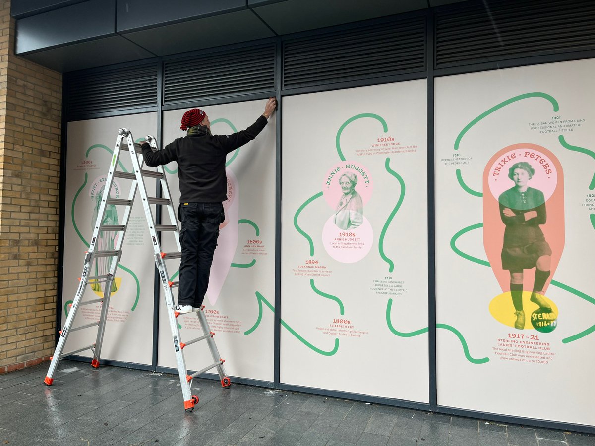 lbbdcouncil's tweet photo. Psst! There’s no better day than #InternationalWomensDay to share a little SNEAK PEAK of what we're working on to celebrate the amazing women from our borough. Keep your eyes peeled 👀 for more info coming soon. #WomensMuseum https://t.co/V70MgpdjsU