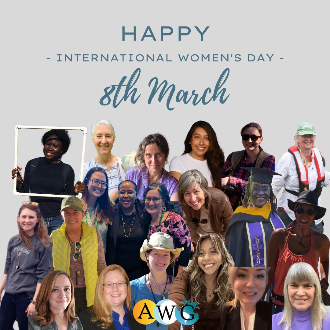 AWG_org's tweet photo. ✨️Happy International Women's Day from AWG to all our board, members, and supporters!!! ✨️
#internationalwomensday #womeningeoscience #womensupportingwomen #womeninstem https://t.co/fC52yI4aJ9