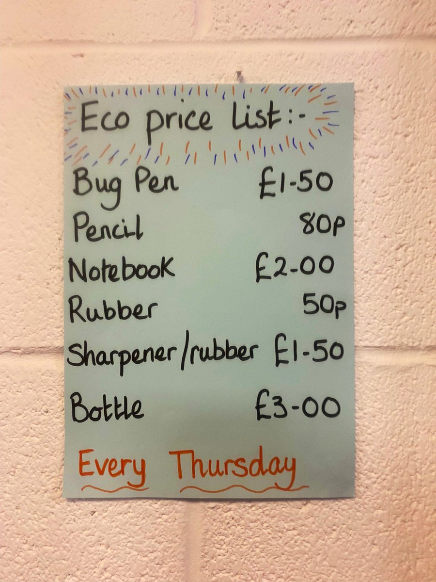 Does your school have an eco shop run by students?? Colley Lane Primary Academy @colleylane does 🥳 #ClimateActionNow