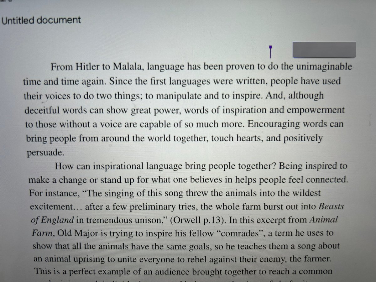 Talk about some AMAZING writing! 😍 This is just one of my awesome Ss rough drafts for <a href="/WitWisdomELA/">Wit & Wisdom English</a> M3 EOM Task. I’ve witnessed so much growth in their structure, technique, and vocabulary this year! #SumnerAchieves