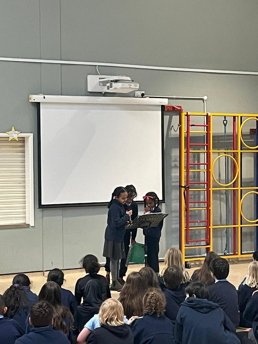 A great turn out from parents and carers to watch Year 4 give their speeches again today.