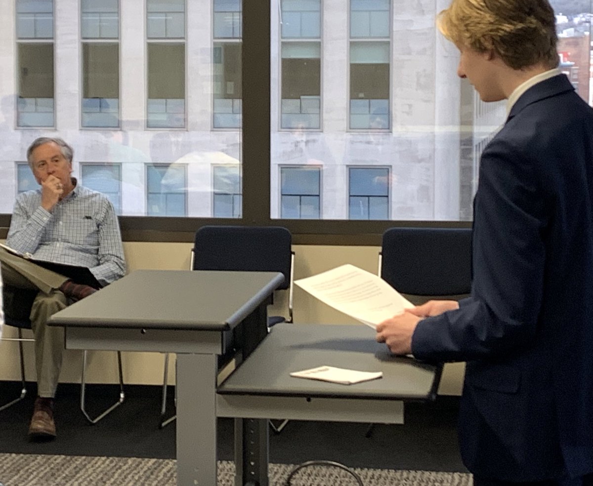 LS_Scholars's tweet photo. Beginning of oral arguments about First Amendment rights from the first @LS_Scholars team to @jackcgreiner. https://t.co/xn0Vx1eSiE