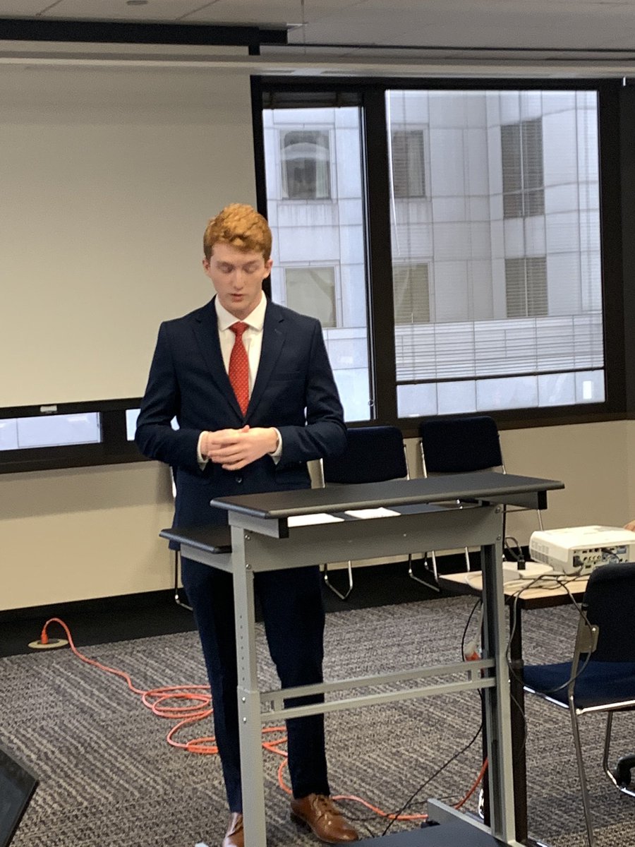 LS_Scholars's tweet photo. Beginning of oral arguments about First Amendment rights from the first @LS_Scholars team to @jackcgreiner. https://t.co/xn0Vx1eSiE