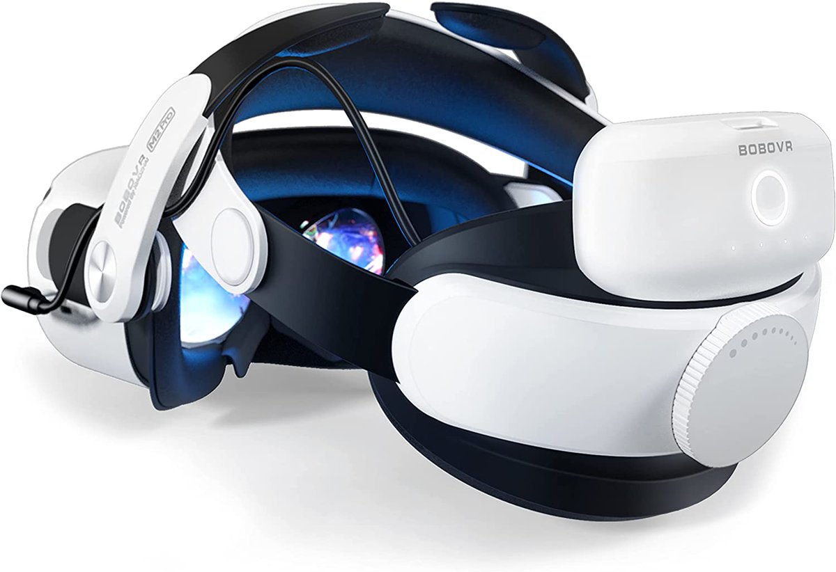 TechEdgeReview's tweet photo. The BOBOVR M2 Pro Battery Pack Head Strap is a highly functional accessory that is designed to enhance the VR experience for the Oculus Quest 2. This innovative head strap comes equipped with a 5200mAh replaceable hot-swappable battery pack, providing

https://t.co/1XQn2LM0AC https://t.co/0bjnFca3o7