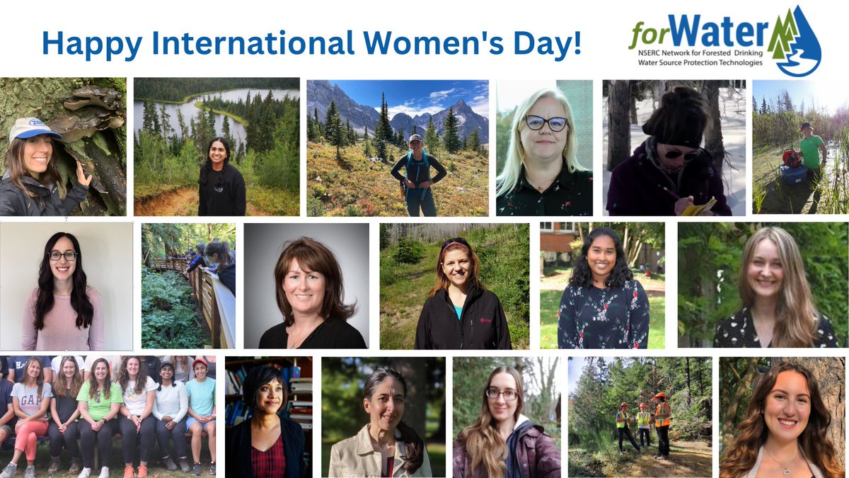 forWaterNetwork's tweet photo. On #InternationalWomenDay2023 we want to acknowledge the incredible contributions women-identified people make to the #forWaterNetwork.

From researchers to young professionals and staff the expertise, knowledge, skill, and perspective brought to this work is invaluable! https://t.co/JOgFtvsJ8B