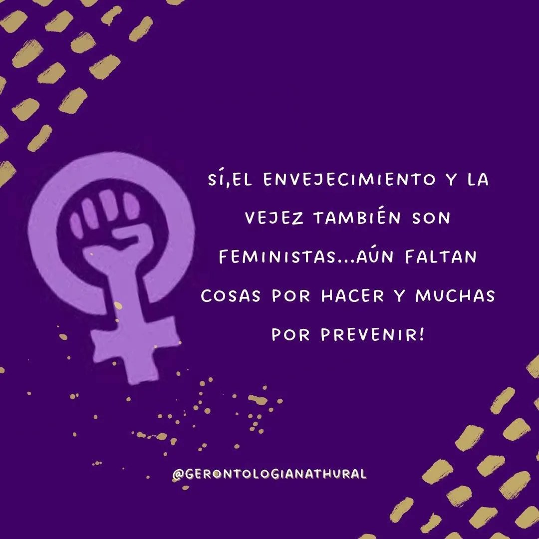 GNathural's tweet photo. El envejecimiento es feminista, las mujeres envejecientes y viejas seguimos en pie de lucha por nuestros derechos! #8DeMarzo #DiaInternacionalDeLaMujer #soyunserenvejeciente https://t.co/NEFGStNlbd