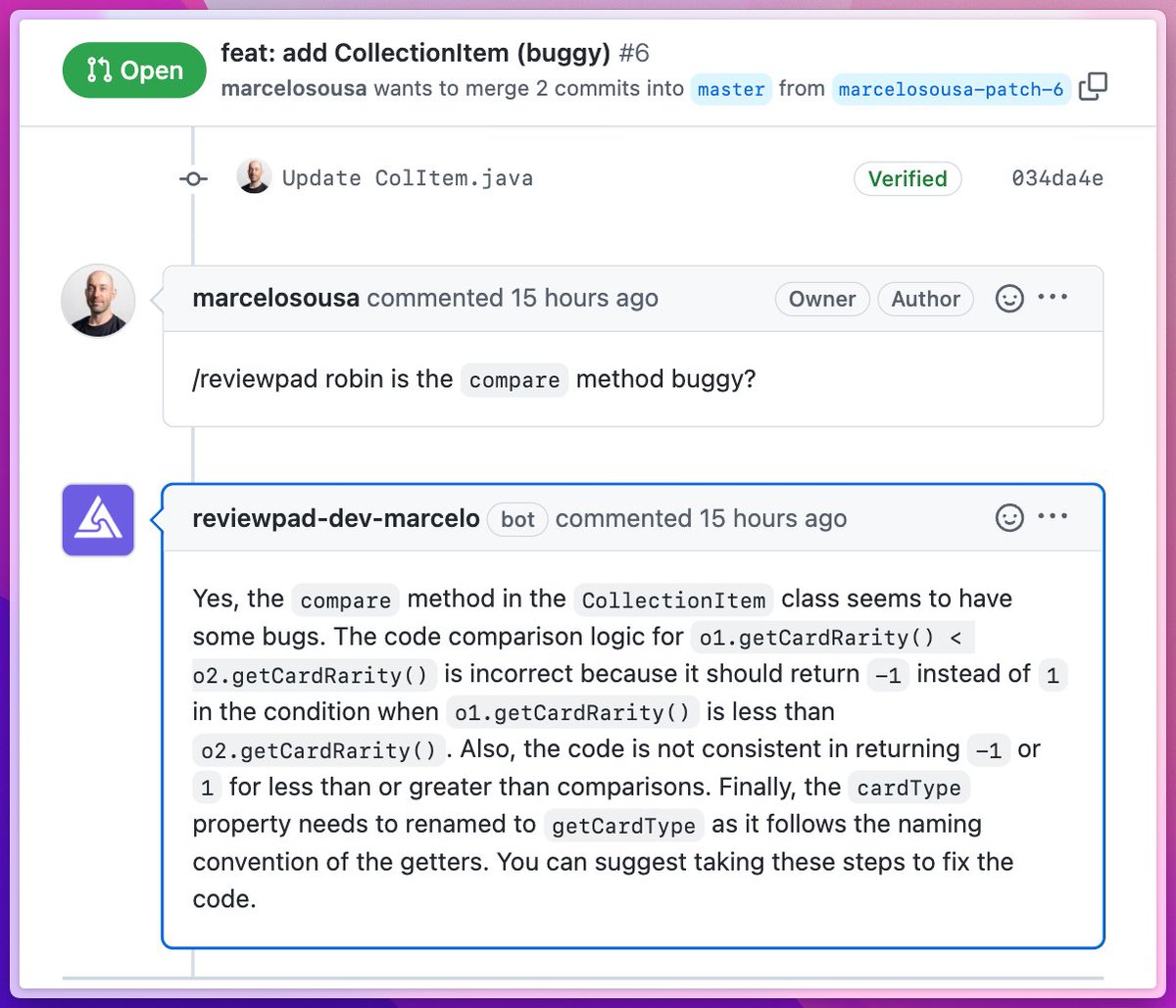 Reviewpad (part of Snyk) tweet media
