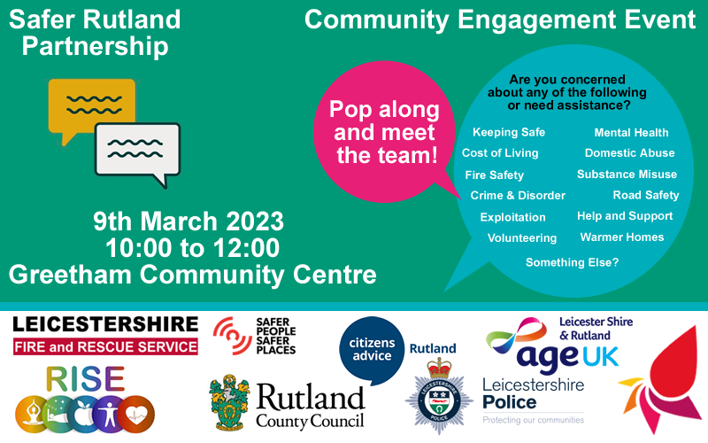 Come and see us at Greetham tomorrow! We are promoting our monthly networking meeting and the Volunteer Plus Rutland Website - a matching service for volunteering opportunities.