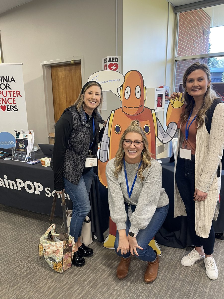 kelleyetaylor's tweet image. Learning with these rockstars today at #EdTechRVA2023