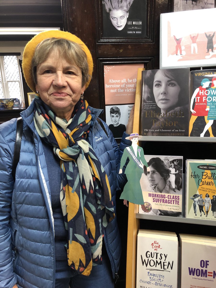 Chuffed to see my Annie book in Uppermill Library on their International Women’s Day display.