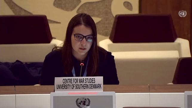 'As #AI and autonomous technologies become integrated into diverse weapon platforms and these platforms proliferate globally, a certain norm of diminished human control risks spreading silently' - AutoNorms' @AnnaRNad at the #CCWUN GGE on LAWS in Geneva🇺🇳