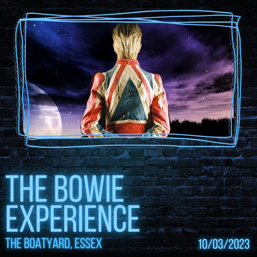 PERFORMING THIS WEEK

Our fantastic David Bowie tribute act, The Bowie Experience is back out at The Boatyard Restaurant in Essex this Friday!

Check out 'The Bowie Experience' here - rb.gy/cpendf