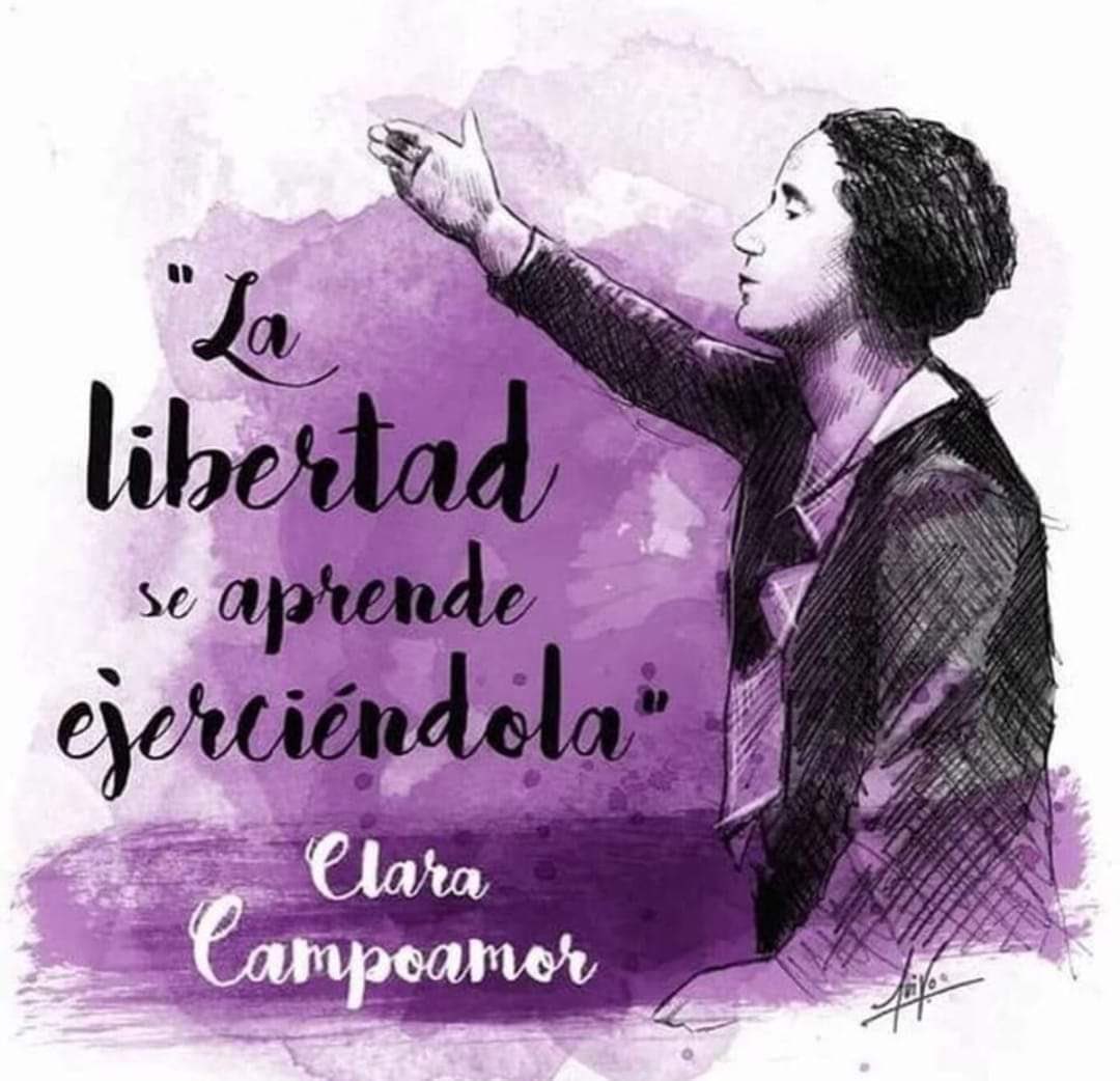 Feliz Dia Internacionalde las Mujeres, recordando a Clara Campoamor que fue la diputada que hace 92 años defendió con éxito el reconocimiento del derecho al voto para las mujeres. Lo hizo frente a un Parlamento de 470 hombres en el que solo había otra diputada, Victoria Kent.