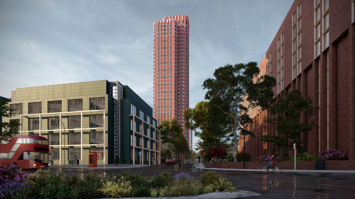 SSC_LDN's tweet photo. Botanical House by @HTADesignLLP 

Plans submitted for a 39-storey scheme in Croydon. The proposal includes 455 residential units:
https://t.co/8f2LezXVRc https://t.co/IodE35XxCY