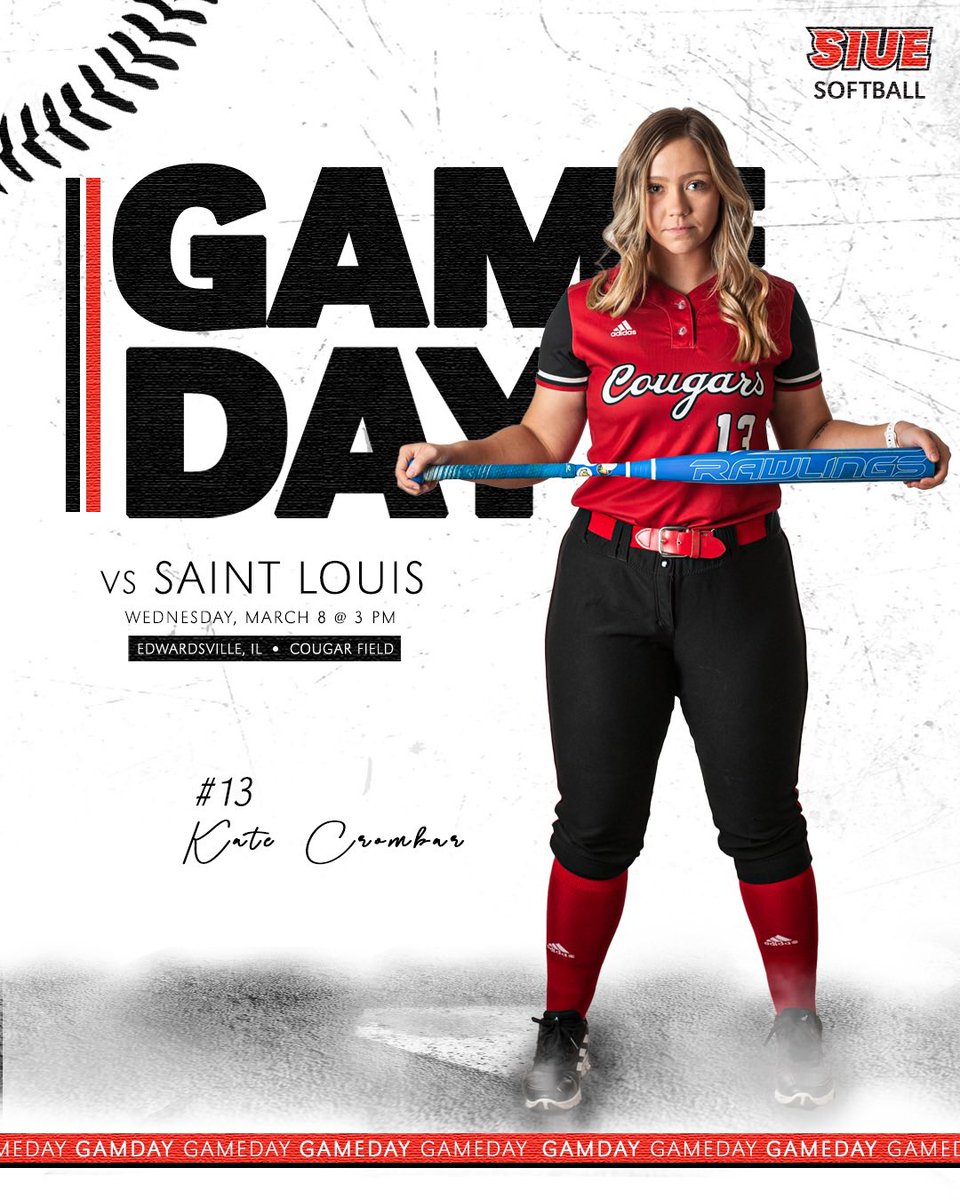 SIUESB's tweet photo. It's our home opener‼️

🆚 Saint Louis
📍 Cougar Field
⏰ 3:00 PM
📊 https://t.co/ZTq3kNkH1e
📻 https://t.co/gt7IuoNbBs
      📰 https://t.co/r4eMMk7vsn

#OneTeamOneFamily
#thisisSIUE https://t.co/Uw2mEyfLDA