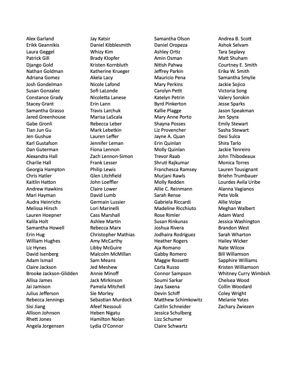 More than 250 members of the <a href="/WGAEast/">Writers Guild of America East</a> signed onto a letter in support of trans rights🏳️‍⚧️✊

If you want to add your name to the letter, sign here: docs.google.com/forms/d/e/1FAI…
