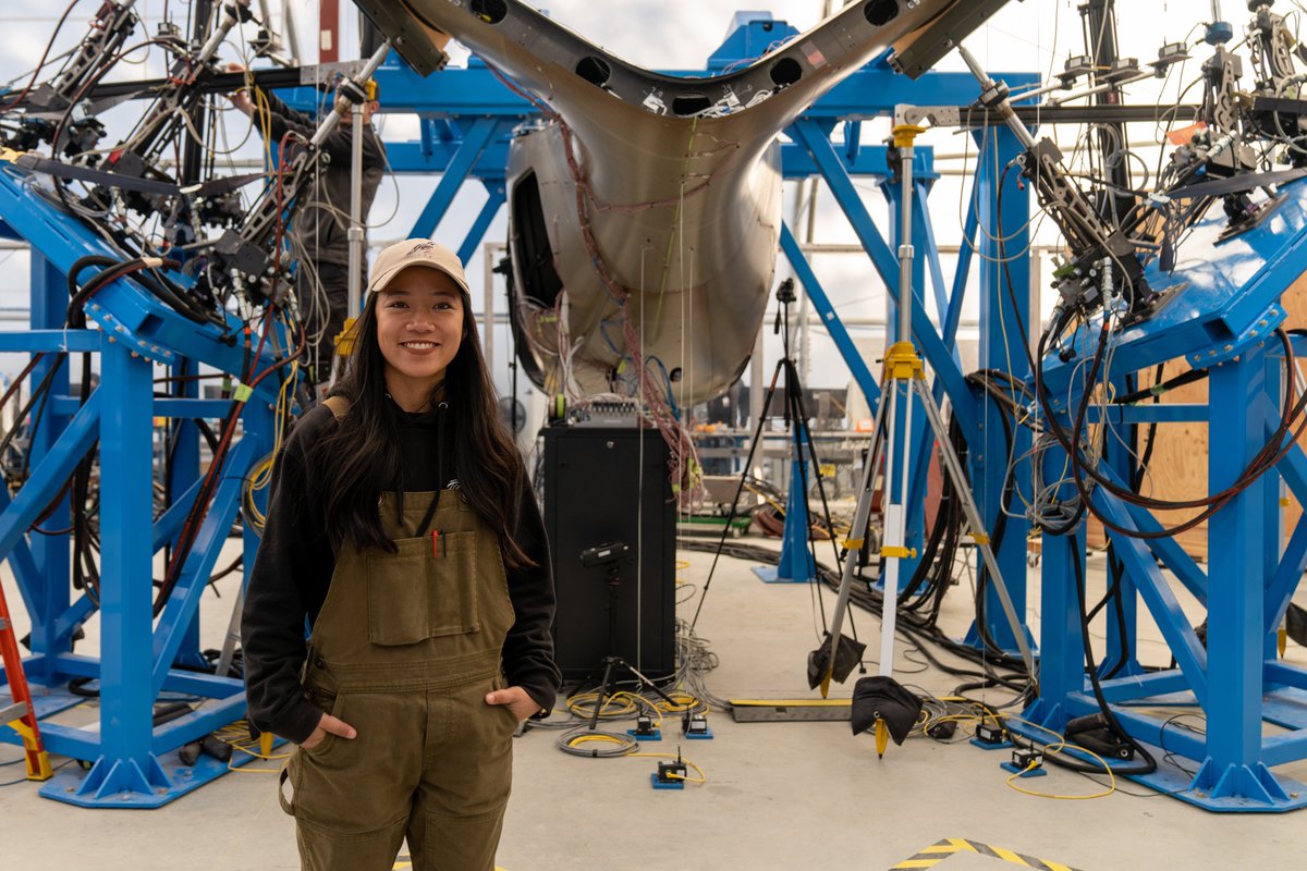 It feels fitting that this week Joby test engineer Erin Bui led the team through a big win: proof-load testing the tail of our aircraft to confirm it can support the loads it will experience during flight. #IWD2023