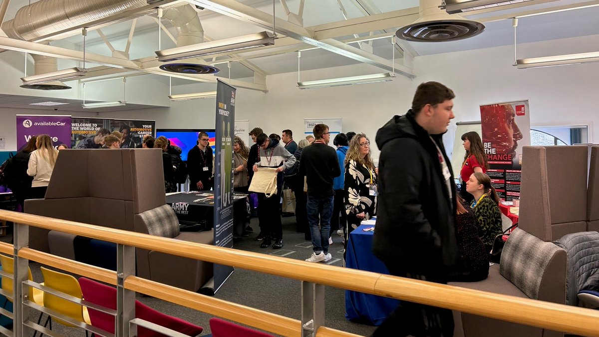 BSDClrc's tweet photo. It's been a busy careers fair in the LRC for #NationalCareersWeek. Great to see companies and Higher Education institutions giving insight into future careers.
@CareersWeek #NCW2023 https://t.co/UouaF2ybzP