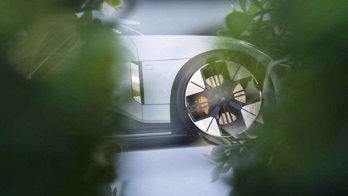 Top-down approach. The Polestar electric roadster concept at The Amelia Concours d'Elegance. #PolestarRoadster #Polestar6 #AmeliaIsland