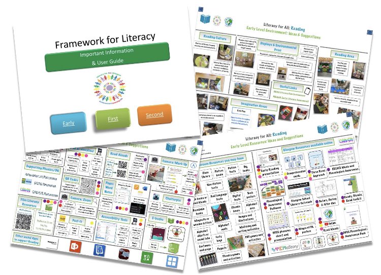 Now live 🎉 The Literacy for ALL framework with new Supporting Guidance pages for Reading including Enjoyment & Choice, Resources, Environments, and Digital Enhancements with more coming soon! @GIC_Glasgow @litengglasgow