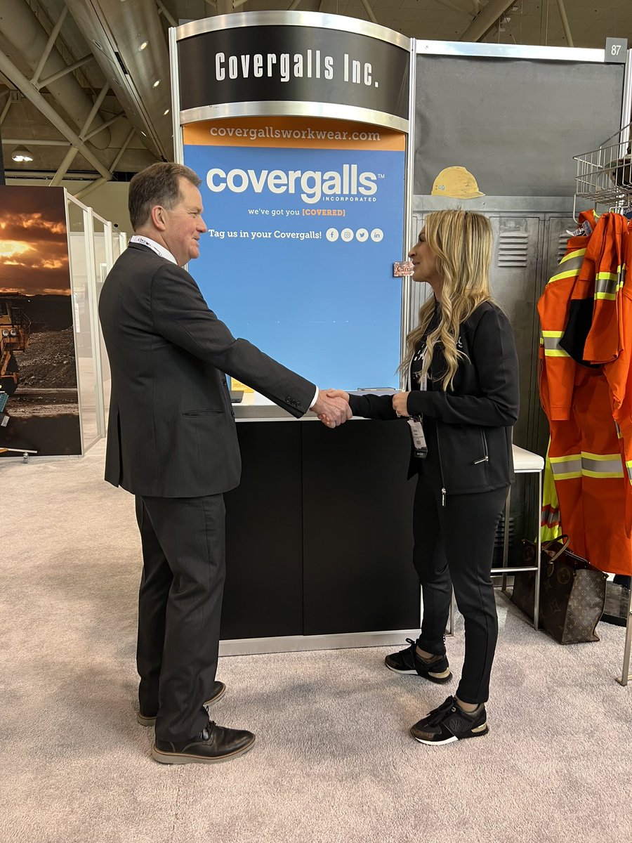 Alicia Woods (@aliciawoodscg) on Twitter photo Thank you Minister <a href="/GeorgePirieMPP/">George Pirie</a> for stopping by the <a href="/Covergalls/">Covergalls Workwear</a> #MiningShowcase booth on #IWD2023 to learn about what we’re up to in the space of providing safe and inclusive workwear for women at <a href="/the_PDAC/">The Official PDAC</a> #PDAC2023 and to check out our NEW #maternityworkwear #EmbraceEquality Thank you Minister <a href="/GeorgePirieMPP/">George Pirie</a> for stopping by the <a href="/Covergalls/">Covergalls Workwear</a> #MiningShowcase booth on #IWD2023 to learn about what we’re up to in the space of providing safe and inclusive workwear for women at <a href="/the_PDAC/">The Official PDAC</a> #PDAC2023 and to check out our NEW #maternityworkwear #EmbraceEquality